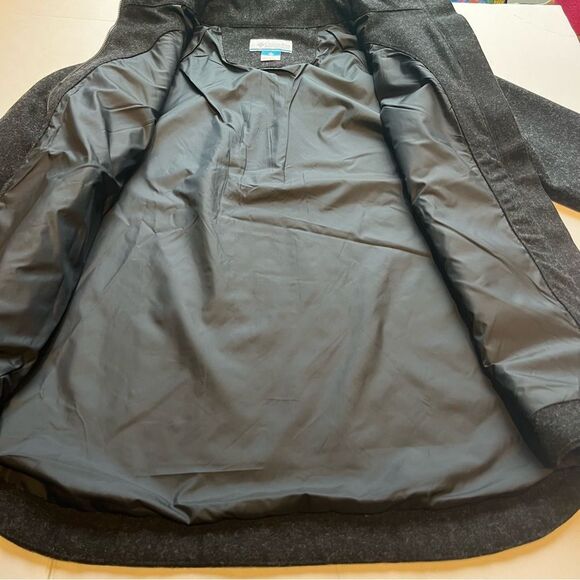 Columbia Women's Wool Full-Zip Jacket Dark Gray Lined Size Small - Picture 8 of 10